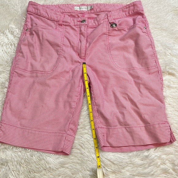 Daily Sports Pink Gingham Shorts - Picture 6 of 9